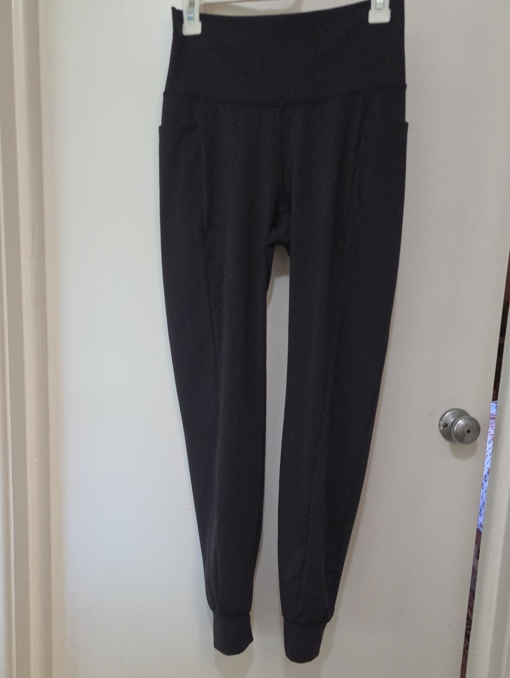 Prana Black High-Waist Jogger Pants